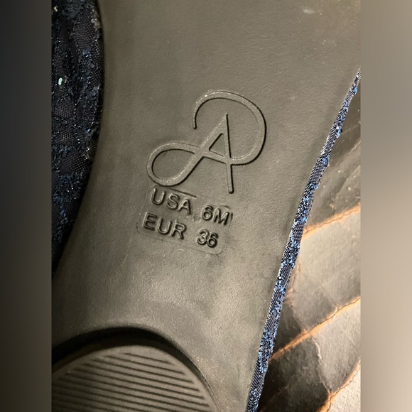 Adrianna Papell Women’s Shirley Closed Toe Slide Flats Size 6M Color Navy Blue - Picture 7 of 8